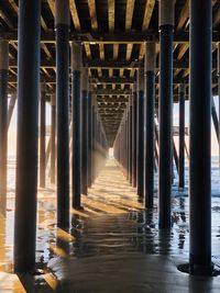 View of pier over sea