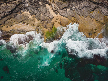 Aerial view of beach