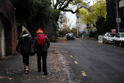 People on city street