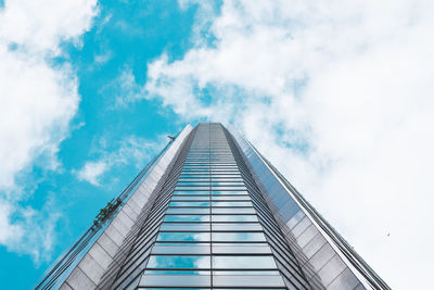 Low angle view of building against sky