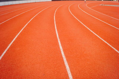 Running track at stadium