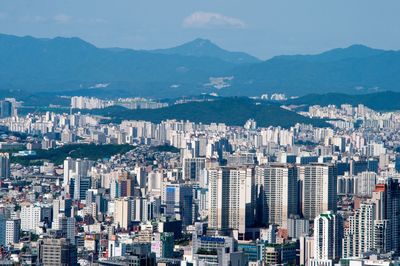 Cityscape against sky