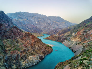 Scenic view of lake