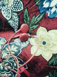 Close-up view of fabric