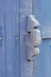 Close-up of old door