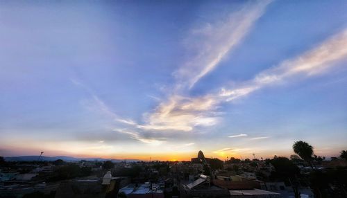 Cityscape at sunset