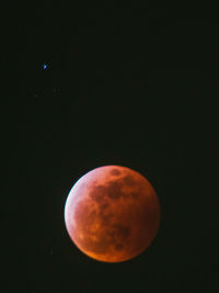 Moon against sky at night