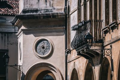 Low angle view of ornate building