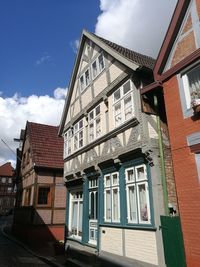 Low angle view of building against sky