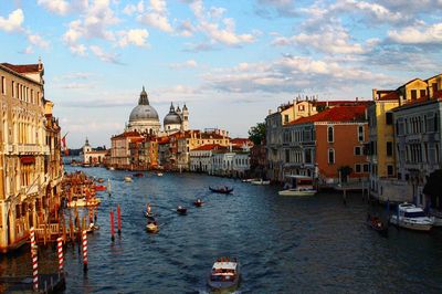 Grand canal amidst buildings in city