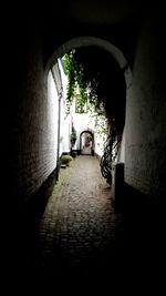 Archway in corridor