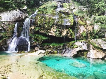 View of waterfall