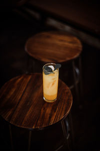 Close-up of drink on table