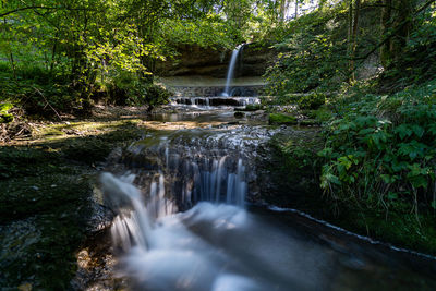 Waterfall in forest