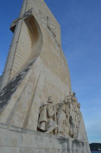 Low angle view of statue