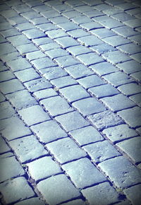 Full frame shot of cobblestone