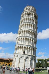 Low angle view of historical building