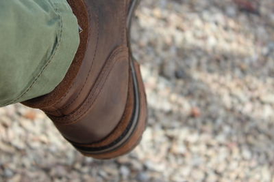 Close-up low section of shoes