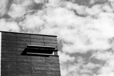 Low angle view of building against sky