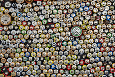 Used batteries from different manufacturers, collection and recycling, danger for the environment