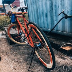 Close-up of bicycle