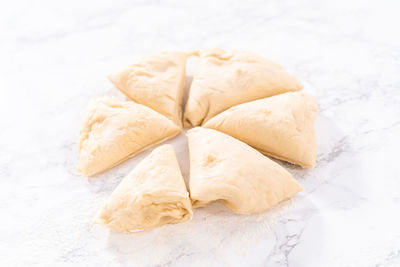 Close-up of bread on table