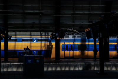 Train at railroad station 