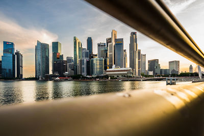 Modern buildings in city