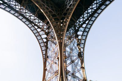 Low angle view of ferris wheel against sky