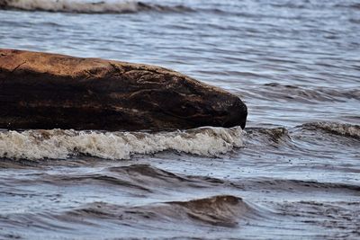 Rocks in sea