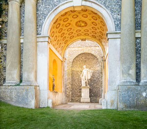 Entrance of historic building