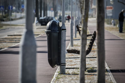 Close-up view of street 