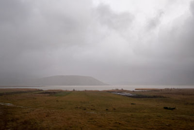 Scenic view of landscape against sky