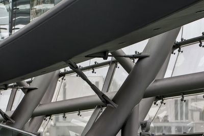 Elevated walkway in modern building