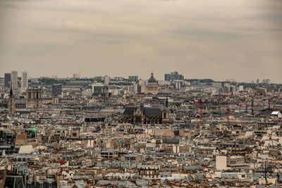 Paris high angle view