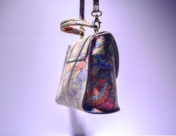 Close-up of decoration hanging against wall