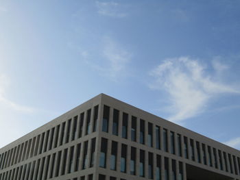 Low angle view of building against sky