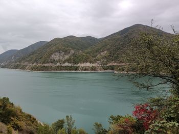 Zhinvali reservoir near to tblisi in georgia
