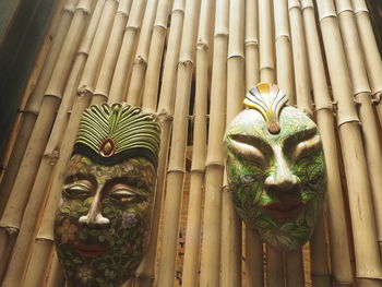 Low angle view of statue