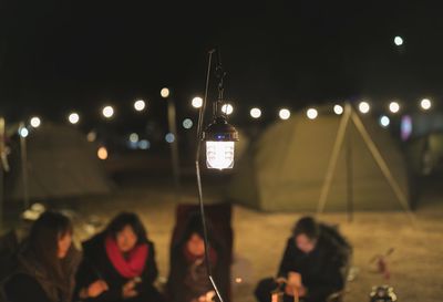 Group of people at music concert