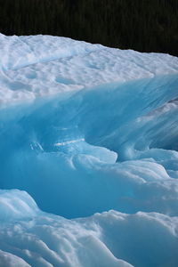 Scenic view of frozen lake