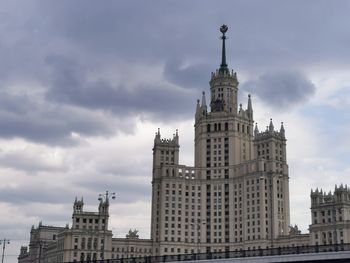 Low angle view of building against sky