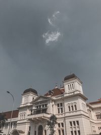 Low angle view of building against sky