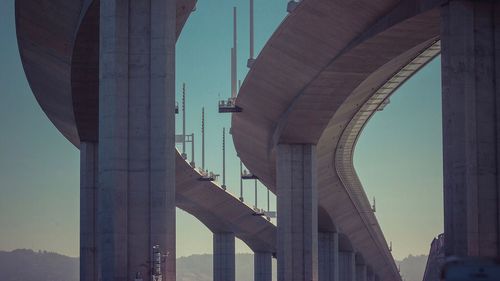 Low angle view of bridge