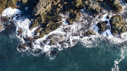 Aerial view of sea