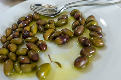 Close-up of pasta in plate