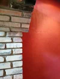 Close-up of brick wall