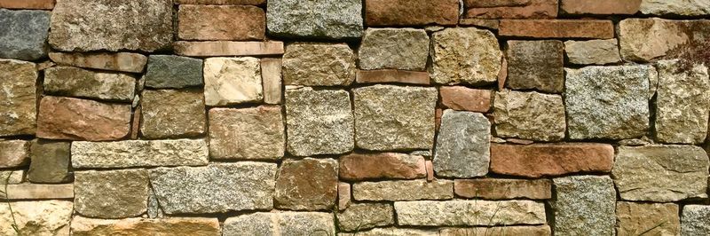 Close-up of stone wall