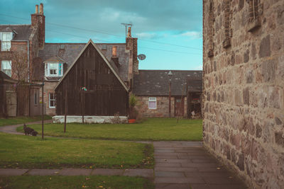 View of old building against sky