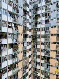 Low angle view of residential building